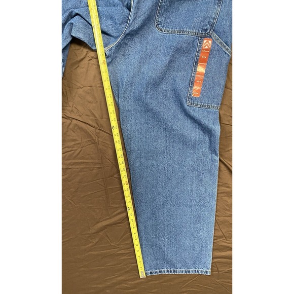 RW Rugged Wear 30209 Carpenter Jeans 42x34 Light Wash Work NWT - Picture 6 of 10